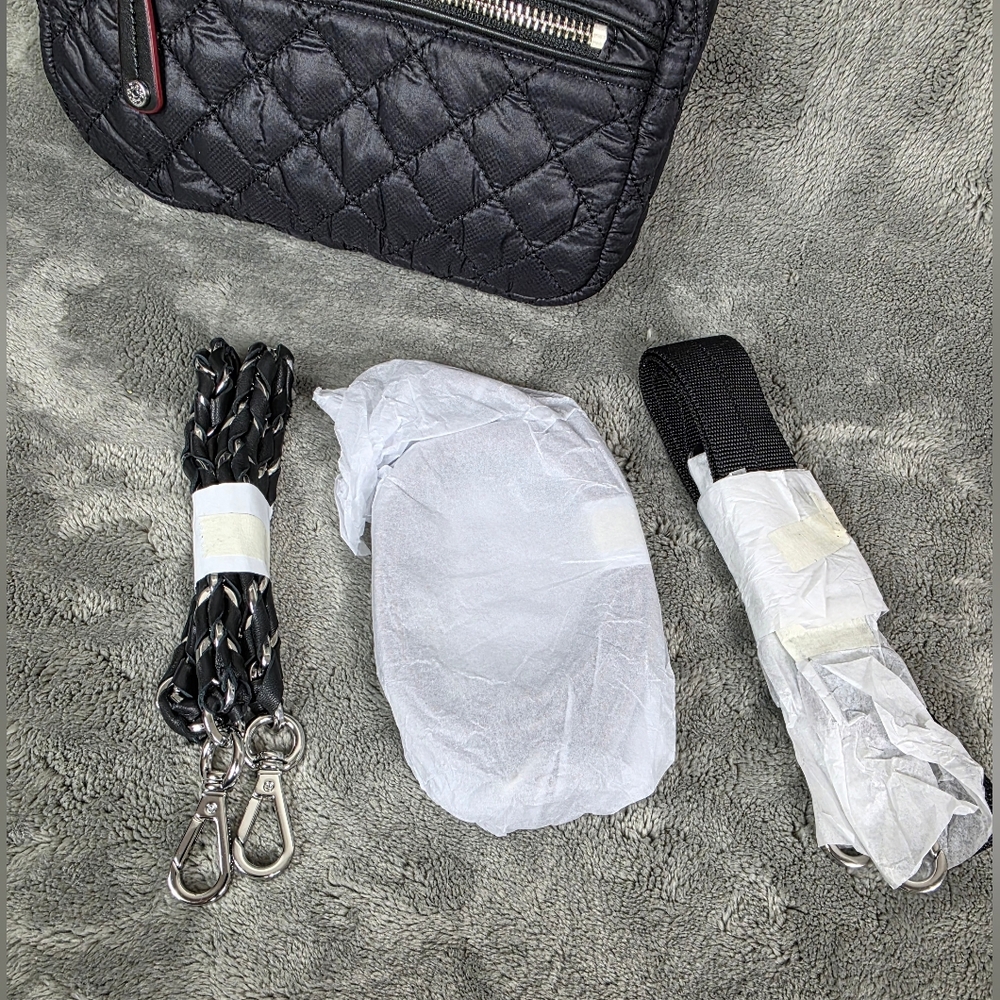 MZ Wallace Downtown Crosby Crossbody in Black - Picture 3 of 12